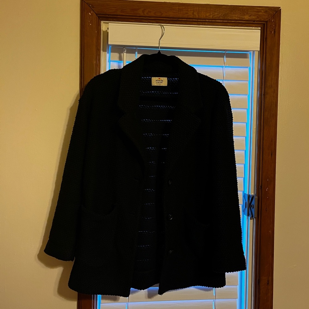Marine layer birdseye blazer